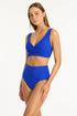 Sea Level Honeycomb Cross Front Multifit Top